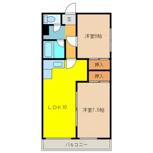 グランプラザ【4階】の間取り
