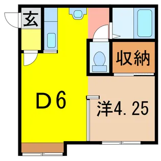 パールセント413【1階】の間取り