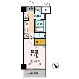 クレストスクエア【3階】の間取り
