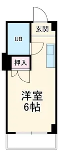 市川シティーハイム【3階】の間取り