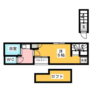 ガーデンシティ桜【2階】の間取り