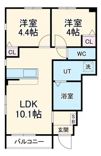 VERTEX市原II【1階】の間取り