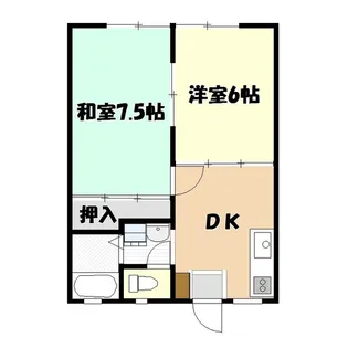 サンシティA【1階】の間取り