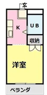 OMレジデンス西岐阜【1階】の間取り