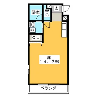エクセラン【3階】の間取り