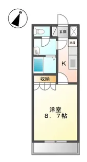 プリムール【1階】の間取り