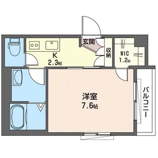K’sウィステリア【1階】の間取り