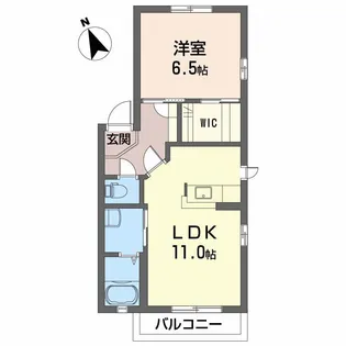 シャーメゾン南風【2階】の間取り