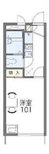 レオパレスアメニティ龍禅寺【2階】の間取り