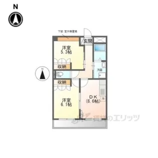 Fourseason【2階】の間取り