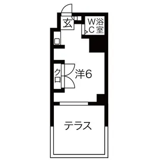 Forest Fujisatocho【1階】の間取り