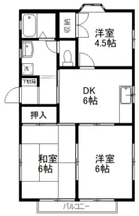 グリーンハイム神明【2階】の間取り