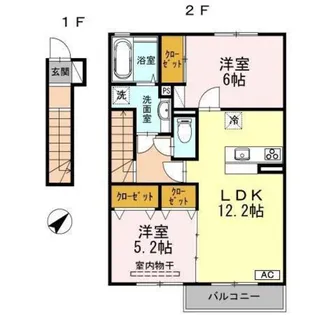 リオグランデ【2階】の間取り