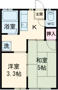ハッピーハウス【1階】の間取り