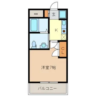 JCアベニューみずほ台【3階】の間取り