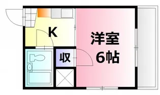 コーポ平本【4階】の間取り