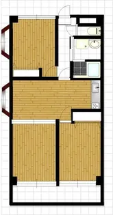 サンモールマンション【4階】の間取り