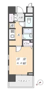 ダイナフォート日本橋【4階】の間取り