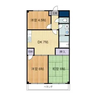 第二佐藤ビル【3階】の間取り
