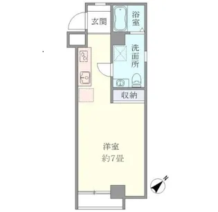 ブレグレイス参宮橋【1階】の間取り