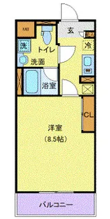 Access湘南平塚【12階】の間取り