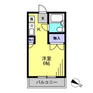 リバーブル堀之内【2階】の間取り