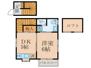 町屋弐番【2階】の間取り