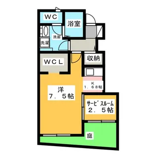 緑風荘【1階】の間取り
