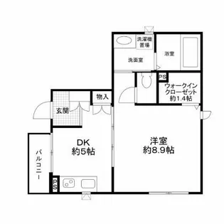 杉山荘【3階】の間取り