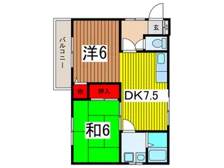 サンシャインI【2階】の間取り
