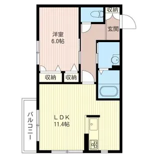 ビューテラス【2階】の間取り