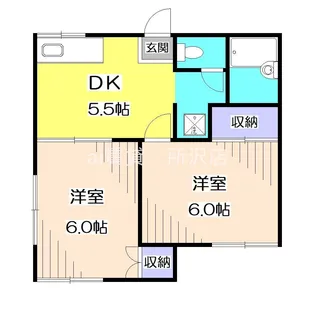 シャトーしらゆり【2階】の間取り