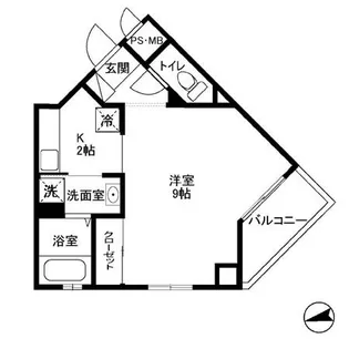 オクト【4階】の間取り
