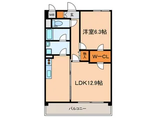 ミコノス亀が洞の間取り