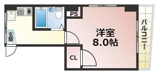 シャトラール【3階】の間取り