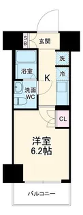 リヴシティ武蔵浦和【12階】の間取り