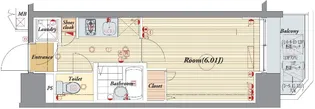 セリュークス駒込【5階】の間取り