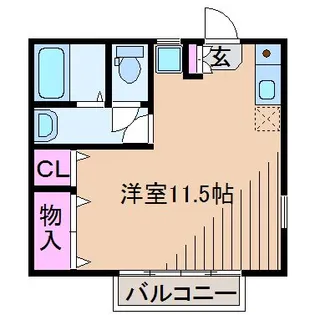 プチハイム【1階】の間取り