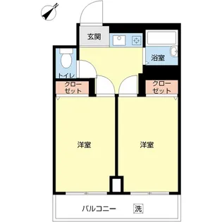プロシード市川南【6階】の間取り