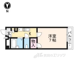 レオパレス旭ヶ丘【1階】の間取り