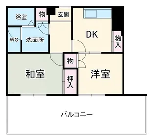 ヴィラグレイス【7階】の間取り