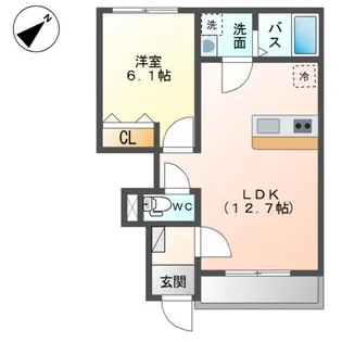 グランド エリシオン【1階】の間取り