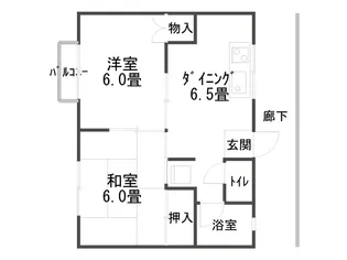 コーポA3【2階】の間取り