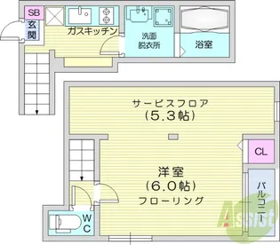 quons recess【2階】の間取り