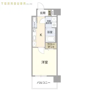 シャンス・ミカド船小路【6階】の間取り