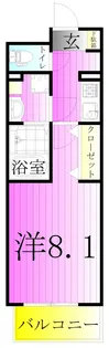 グレイン 町屋【1階】の間取り