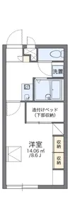 レオパレスインペリアル【2階】の間取り