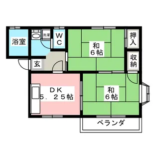 第3弥生コーポ【1階】の間取り