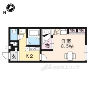 レオパレスTKすずめ【1階】の間取り