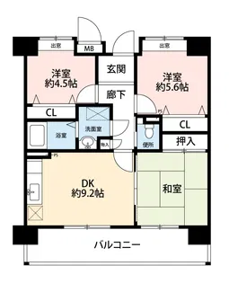 OPH山本【3階】の間取り